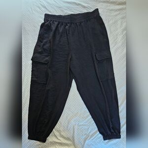Womens Black Cargo Pants
